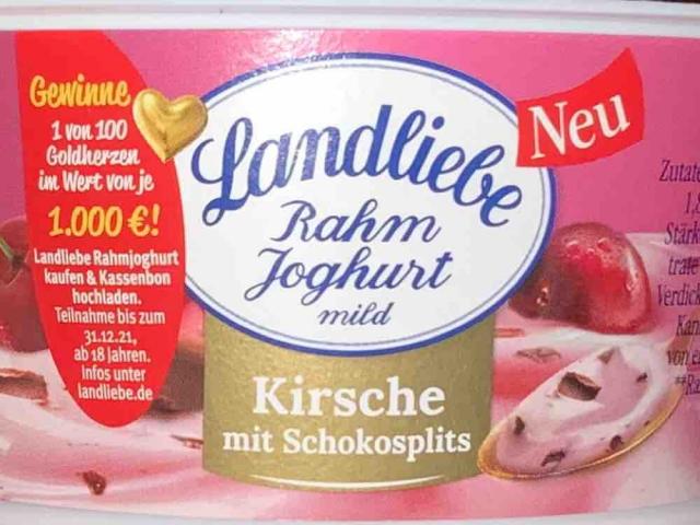 Rahmjoghurt Kirsche mit Schokosplits, mild von Riedelmosi | Hochgeladen von: Riedelmosi