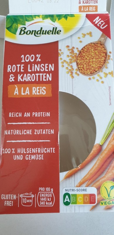 A la Reis, 100% Rote Linsen &Karotten von Deadliftdiva | Hochgeladen von: Deadliftdiva