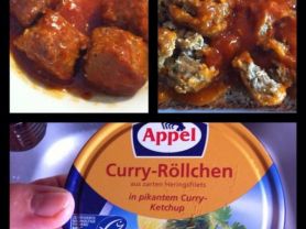 Curry-Röllchen, in pikantem Curry-Ketchup | Hochgeladen von: Chivana