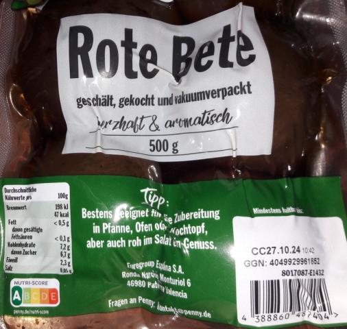 Rote Bete geschält gekocht | Hochgeladen von: Siope