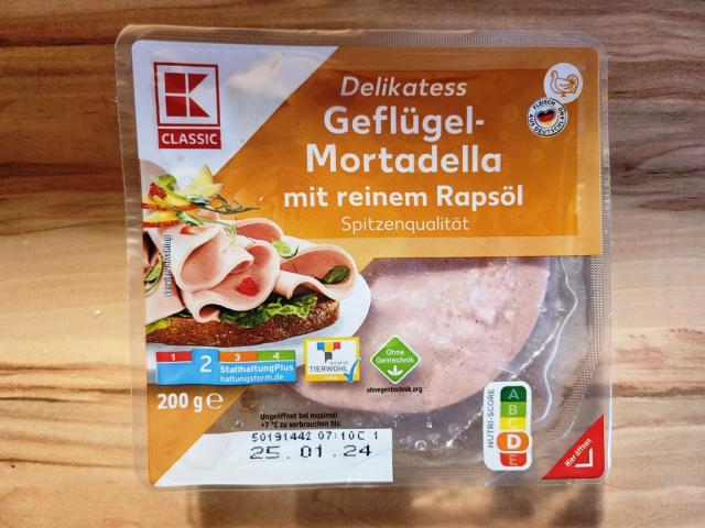 Geflügel Mortadella mit reinem Rapsöl | Hochgeladen von: cucuyo111