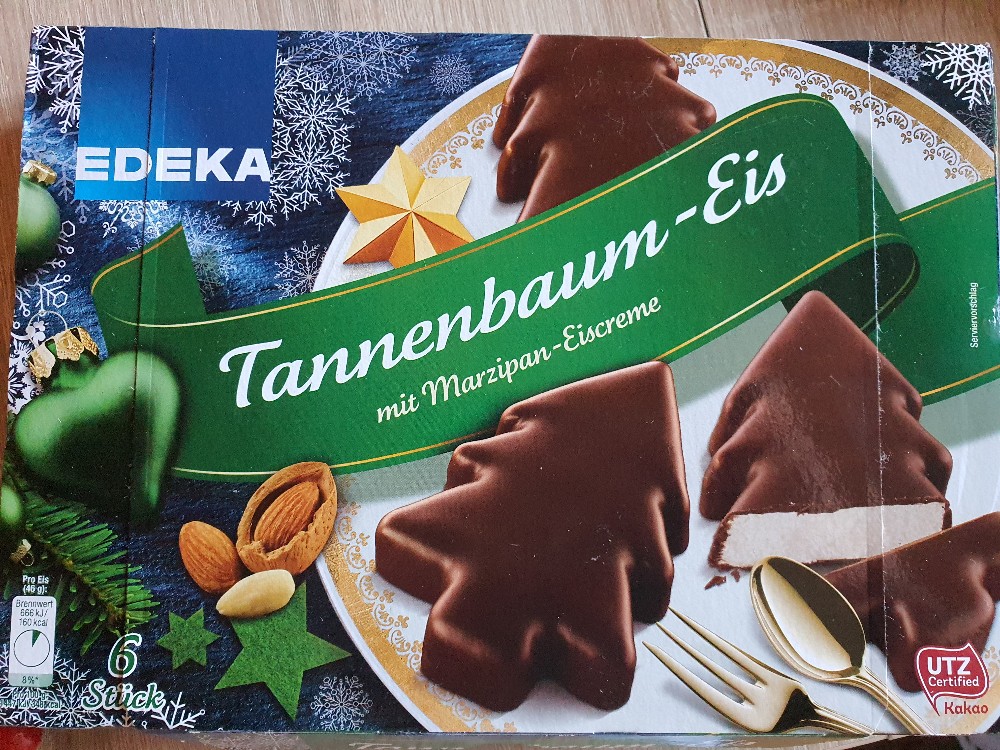 Tannenbaum-Eis, mit Marzipan-Eiscreme von Fohrer | Hochgeladen von: Fohrer
