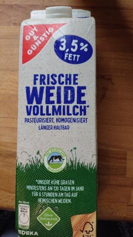 Frische Weidemilch, Vollmilch 3,5% Fett von Mayana85 | Hochgeladen von: Mayana85