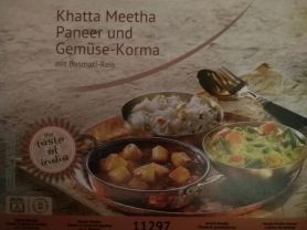 Khatta Meetha Paneer u. Gemüse-Korma m. Basmati-Reis | Hochgeladen von: silence160925
