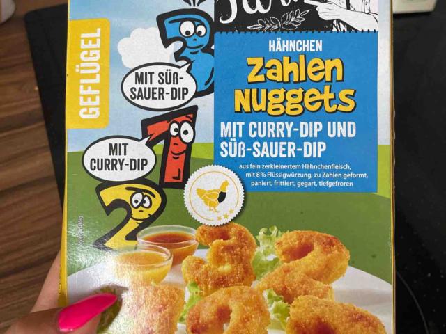 Hähnchen Zahlen Nuggets, mit Curry & Süß sauer dip von Sophi | Hochgeladen von: SophieCeline96