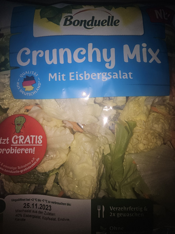 Crunchy Mix mit Eisbergsalat von mrsfiolka | Hochgeladen von: mrsfiolka