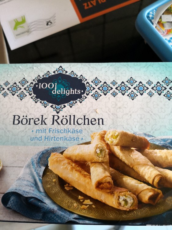 1001 delights, Börek Röllchen, mit Frischkäse &amp; Hirtenkäse Kalorien ...