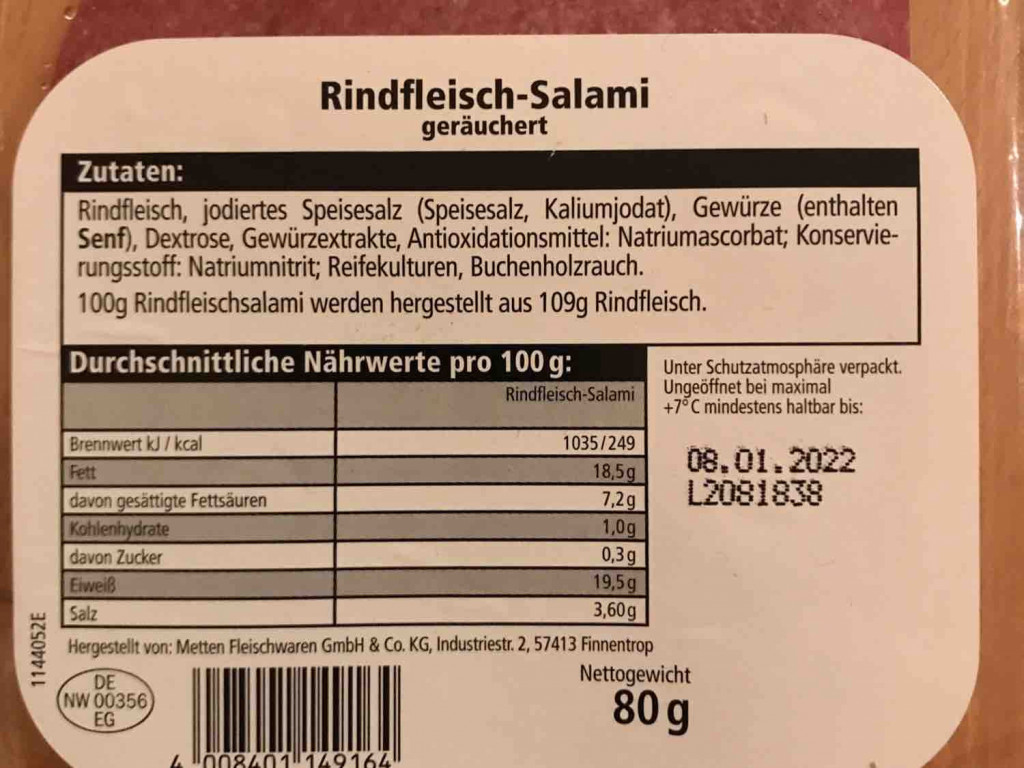 Rindfleisch-Salami  von ZuranOrb | Hochgeladen von: ZuranOrb
