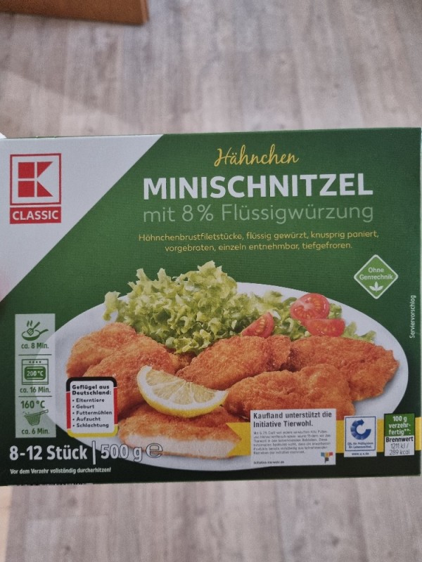 Hähnchen Minischnitzel, Mit 8% Flüssigwürzung von Lida93 | Hochgeladen von: Lida93