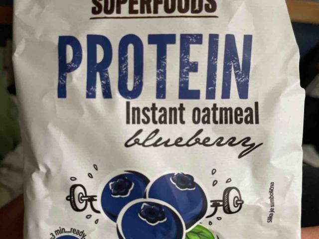 Protein Instant oatmeal (blueberry) von atabby | Hochgeladen von: atabby