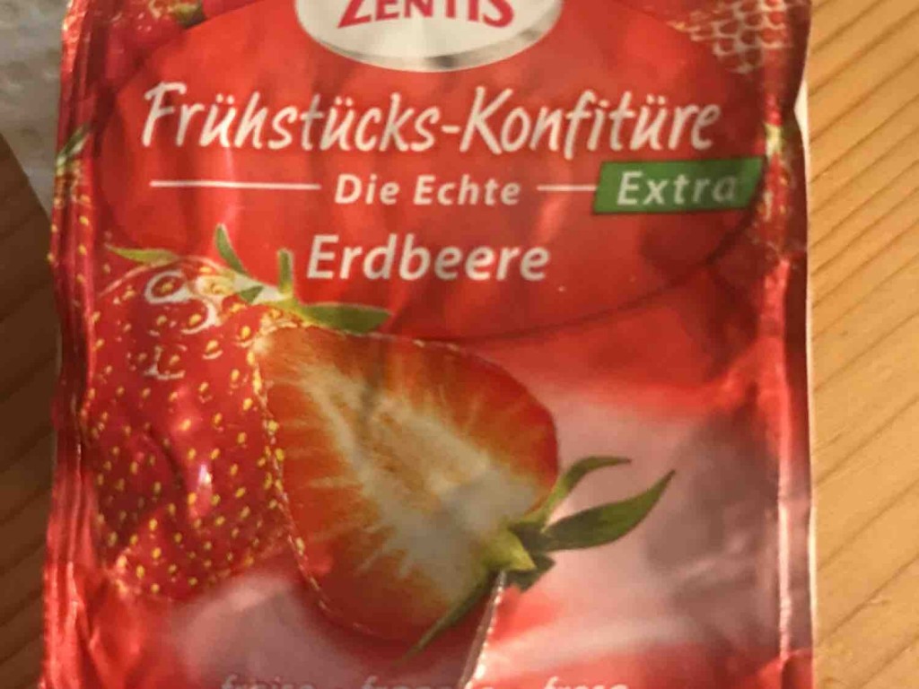 25g Frühstücks - Konfitüre " Die Echte " Erdbeere, Zen | Hochgeladen von: Helga72