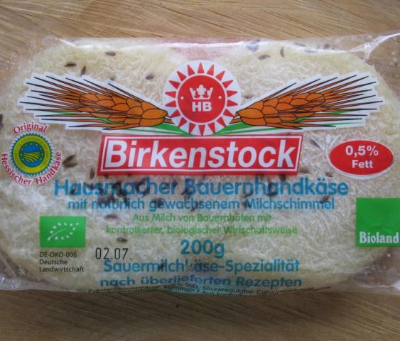 Birkenstock Hausmacher Bauernhandkäse | Hochgeladen von: Heidi