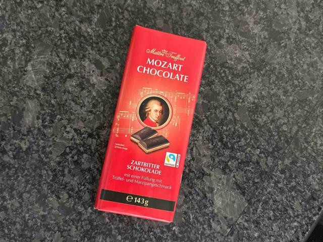 Zartbitter Schokolade Mozart, Mit Trüffel-Marzipangeschmack von  | Hochgeladen von: Gertrud54