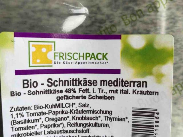 Bio Schnittkäse, mediterran von internetobermacker | Hochgeladen von: internetobermacker