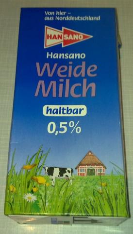 Hansano Weidemilch 0,5% haltbar | Hochgeladen von: Goofy83