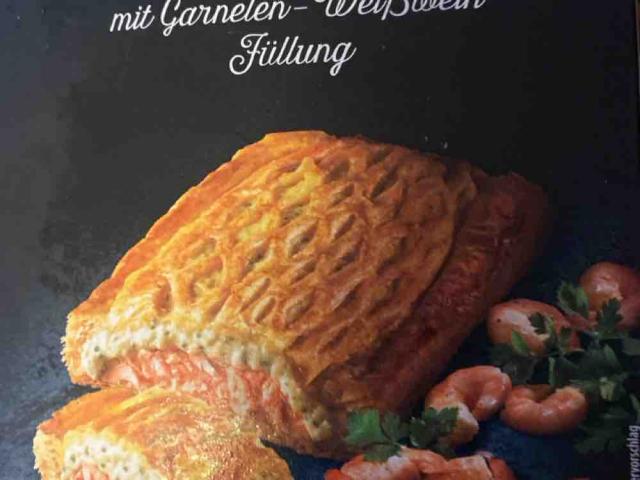 Lachsfilet in Blätterteig, mit Garnelen-Weißwein Füllung von MNG | Hochgeladen von: MNGG