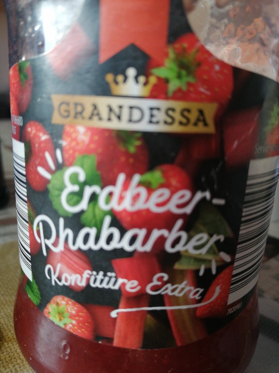 Erdbeer-Rhabarber, Konfitüre Extra von Elektrifix1803 | Hochgeladen von: Elektrifix1803