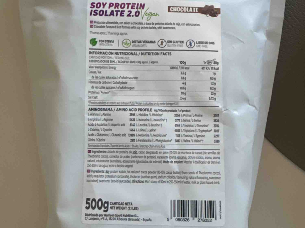 Soy Protein Isolate 2.0 Schokolade von TimPrbl | Hochgeladen von: TimPrbl