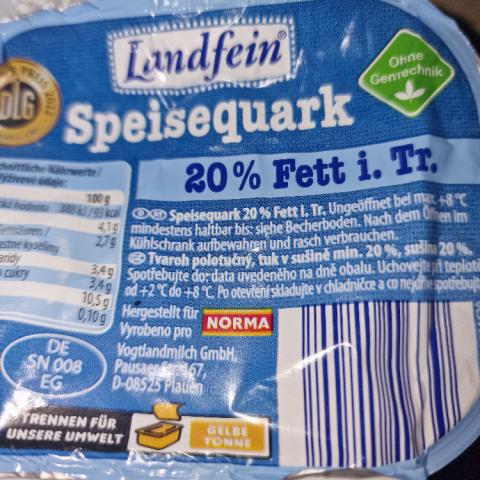 Speisequark, 20% Fett i. Tr von MizZT!q | Hochgeladen von: MizZT!q