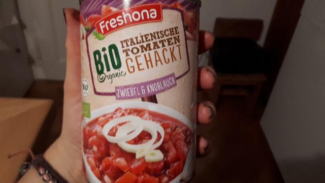 Bio Italienische Tomaten gehackt, Zwiebel & Knoblauch von sv | Hochgeladen von: svenjie