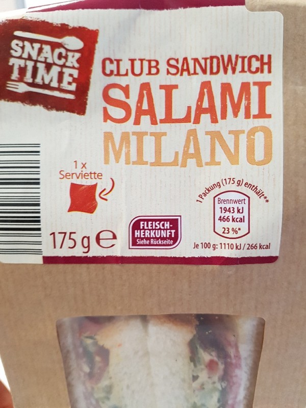 Club Sandwich Salami Milano von michaelbuchalik182 | Hochgeladen von: michaelbuchalik182