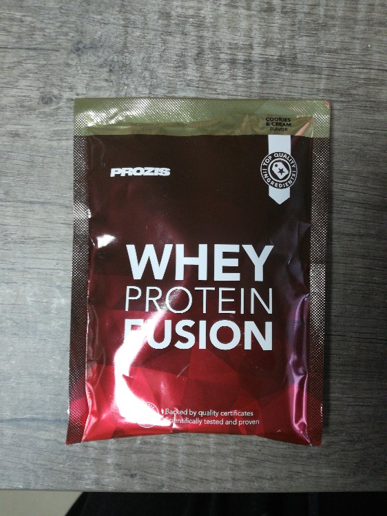 Prozis Whey Protein Fusion , Cookies & Cream Flavour von wea | Hochgeladen von: weam