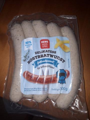 Delikatess Rostbratwurst, fettreduziert | Hochgeladen von: Mathias1966