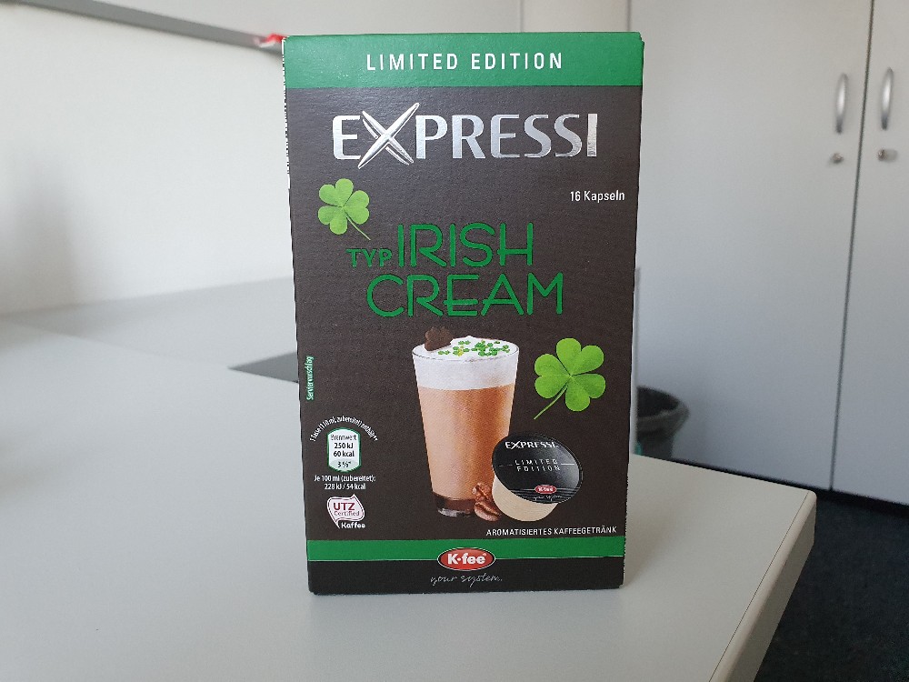 Expressi Typ Irish Cream, Kaffee Irish Cream von wolfkuen | Hochgeladen von: wolfkuen