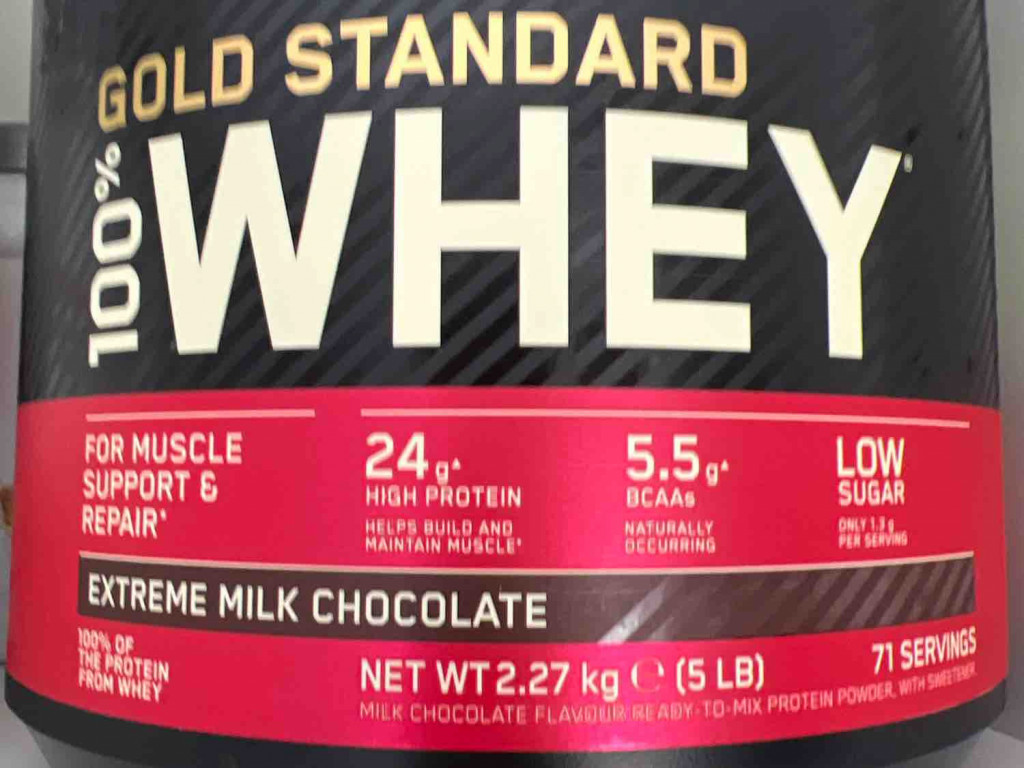 Gold Standard 100% Whey, Extreme Milk Chocolate von FT100 | Hochgeladen von: FT100