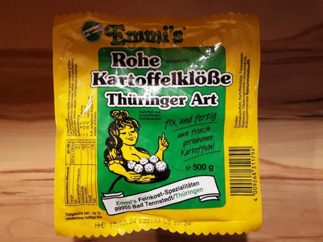 Emmis Rohe Kartoffelklöße Thüringer Art  TK | Hochgeladen von: cucuyo111