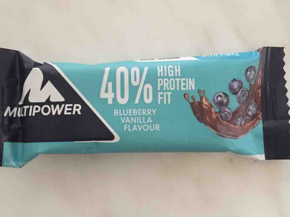 High Protein Fit Riegel, Blueberry Vanilla Flavour von Schroeder | Hochgeladen von: Schroeder