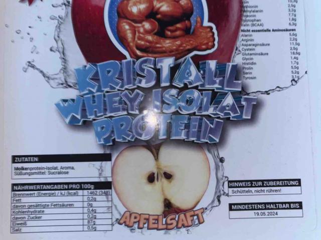 Kristall Whey Isolat Apfelsaft von JustF | Hochgeladen von: JustF