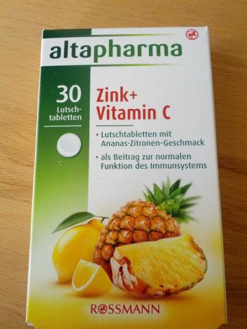Zink + Vitamin C Lutschtabletten, Ananas-Zitrone | Hochgeladen von: lgnt