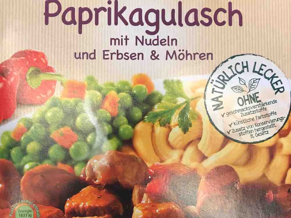 Paprikagulasch, Mit Nudeln und Erbsen & Möhren von Niki8680 | Hochgeladen von: Niki8680