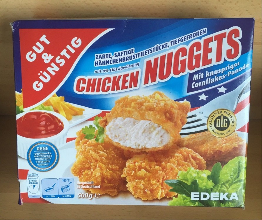 Chicken Nuggets, mit knuspriger Cornflakes-Panade von elmo12 | Hochgeladen von: elmo12