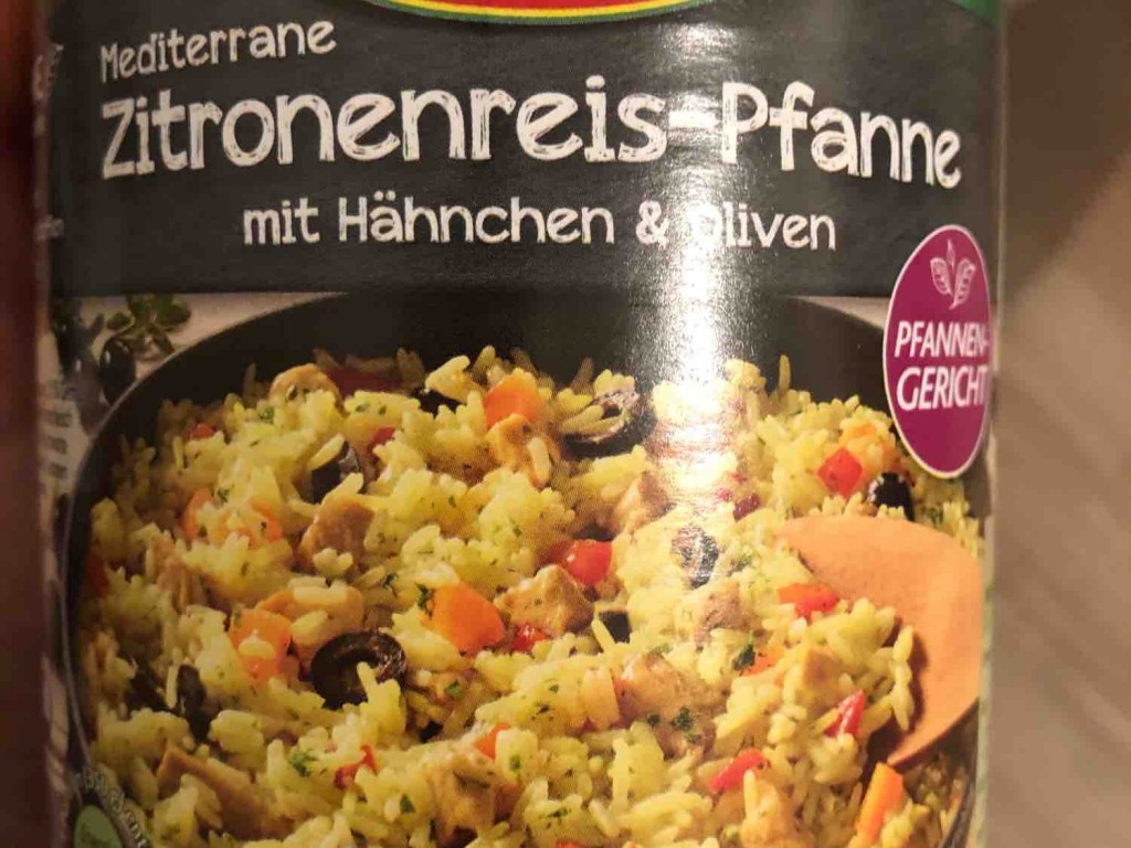 Erasco, Zitronenreis-Pfanne, mit Hähnchen &amp; Oliven Kalorien ...