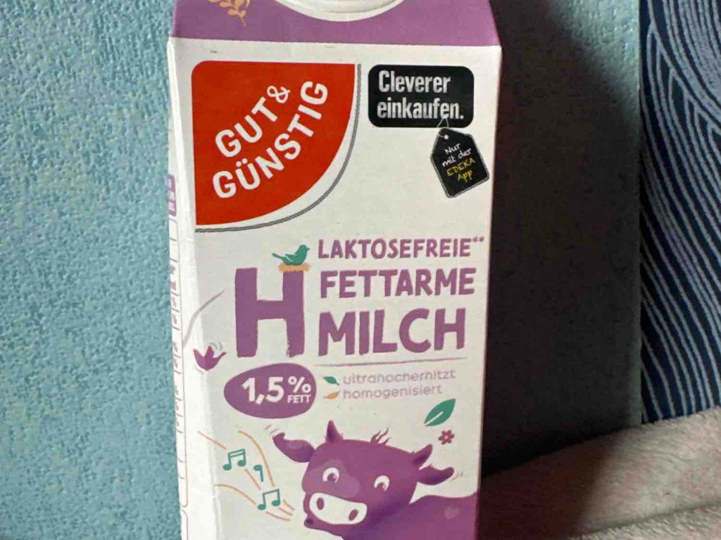 Gut &amp; Günstig, Laktosefreie H-Milch, 1,5% Fett Kalorien - Milch ...