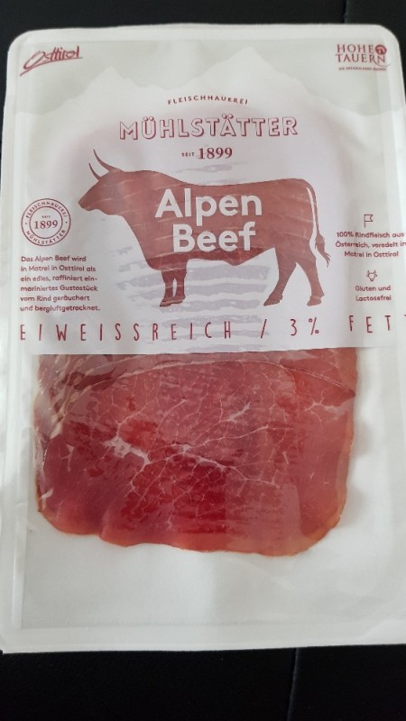 Alpen Beef, Eiweissreich / 3 % Fett von LOTR | Hochgeladen von: LOTR