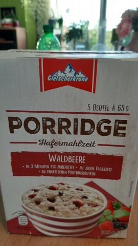 Porridge Hafermahlzeit - Waldbeere, mit Wasser von cesabi68236 | Hochgeladen von: cesabi68236