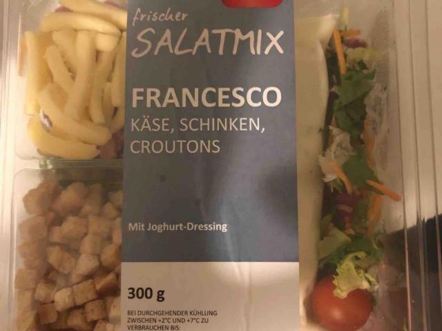 frischer Salatmix, Francesco Käse,  Schinken mit Caesar-Dressing | Hochgeladen von: Nea