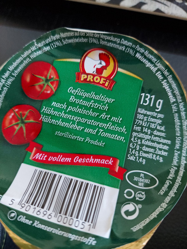 Geflügelhaltiger Brotaufstrich nach polnischer Art, Tomaten von  | Hochgeladen von: fhl13
