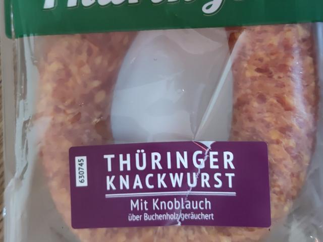 Thüringer Knackwurst, mit Knoblauch über Buchenholz geräuchert v | Hochgeladen von: MagtheSag