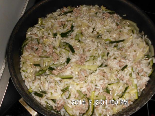 Zucchini-Reistopf, Reis mit Gemüse | Hochgeladen von: Pummelfloh