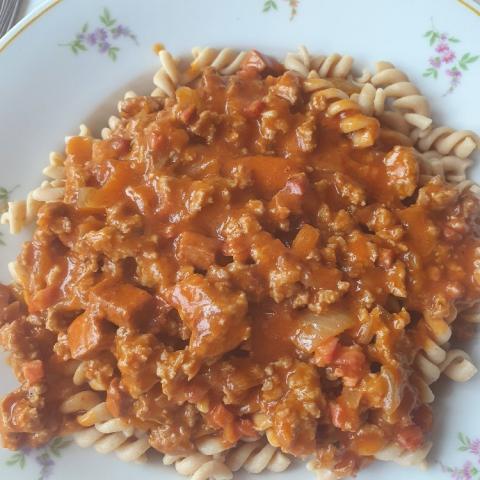 Hack gemischt ala Bolognese, herzhaft von Nini53 | Hochgeladen von: Nini53