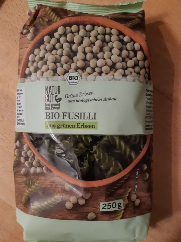 Bio Fusilli, aus grünen Erbsen von jasmin4321 | Hochgeladen von: jasmin4321
