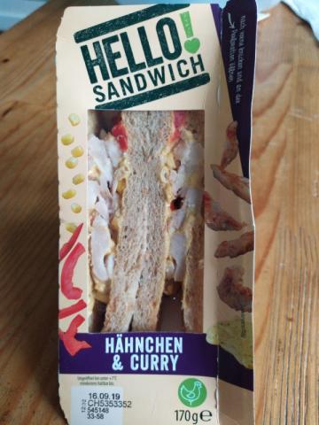 Sandwich Hähnchen & Curry REWE von Grandia | Hochgeladen von: Grandia