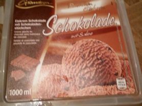 Eiskrem Premium Schokolade mit Sahne verfeinert, Schokostück | Hochgeladen von: s333