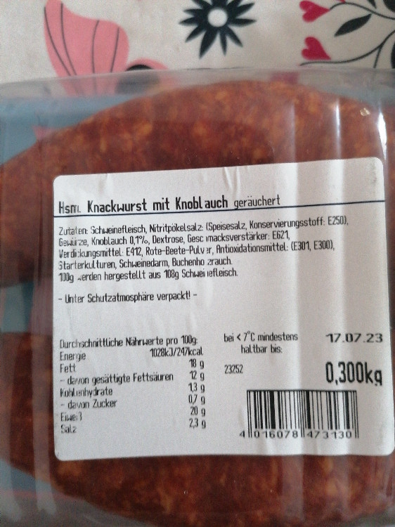 Hausmacher Knackwurst, mit Knoblauch geräuchert von frmau65 | Hochgeladen von: frmau65