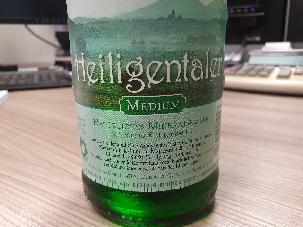 Heiligentaler Medium Mineralwasser, 0,75 l. von konitime | Hochgeladen von: konitime