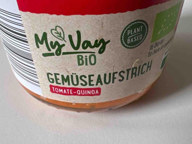 Tomate Quinoa Gemüseaufstrich, My Way Bio Aldi von friederfizz | Hochgeladen von: friederfizz